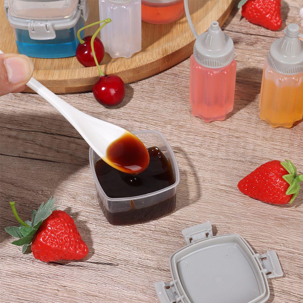 Set 4 Hộp Đựng Gia Vị Mini Trong Suốt Dễ Vệ Sinh