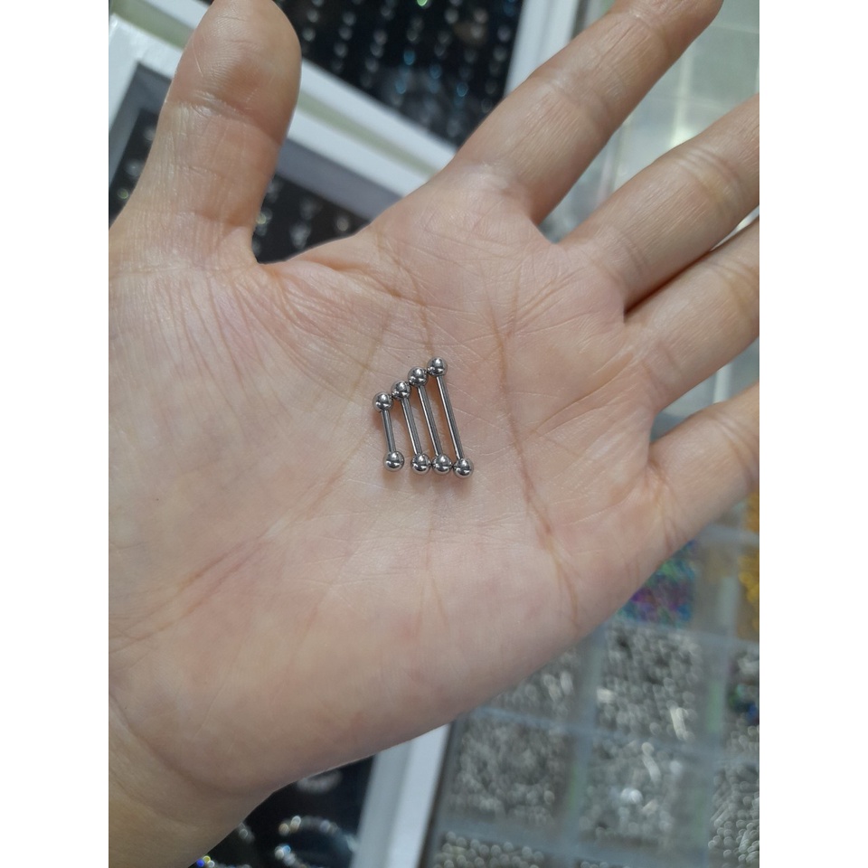 [NOW SHIP] KHUYÊN 2 ĐẦU BI BI NHỎ/ KHUYÊN XỎ CƠ BẢN- STUDENTSS PIERCING