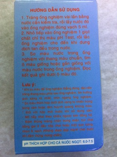 Dung dịch kiểm tra pH hồ cá