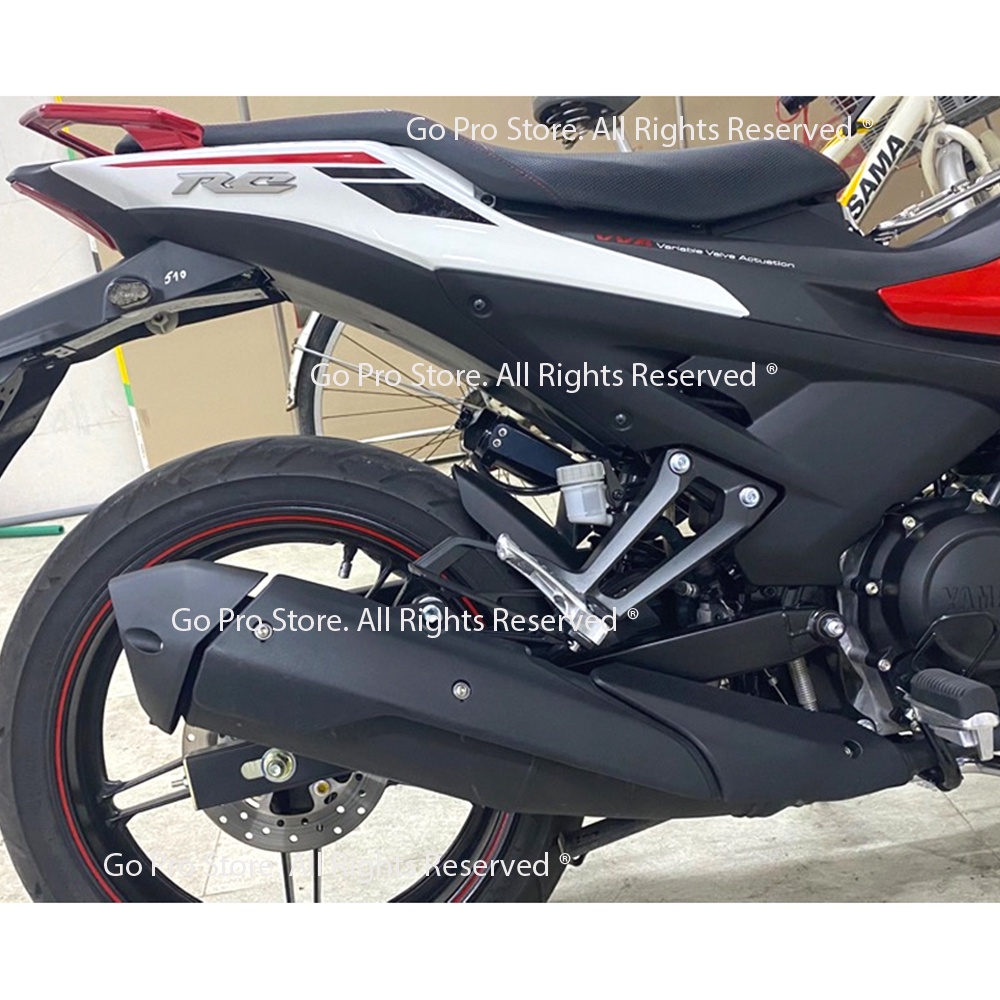 Bộ Che Pô &amp; Chụp Đích Pô EXCITER 155cc VVA Mẫu M90