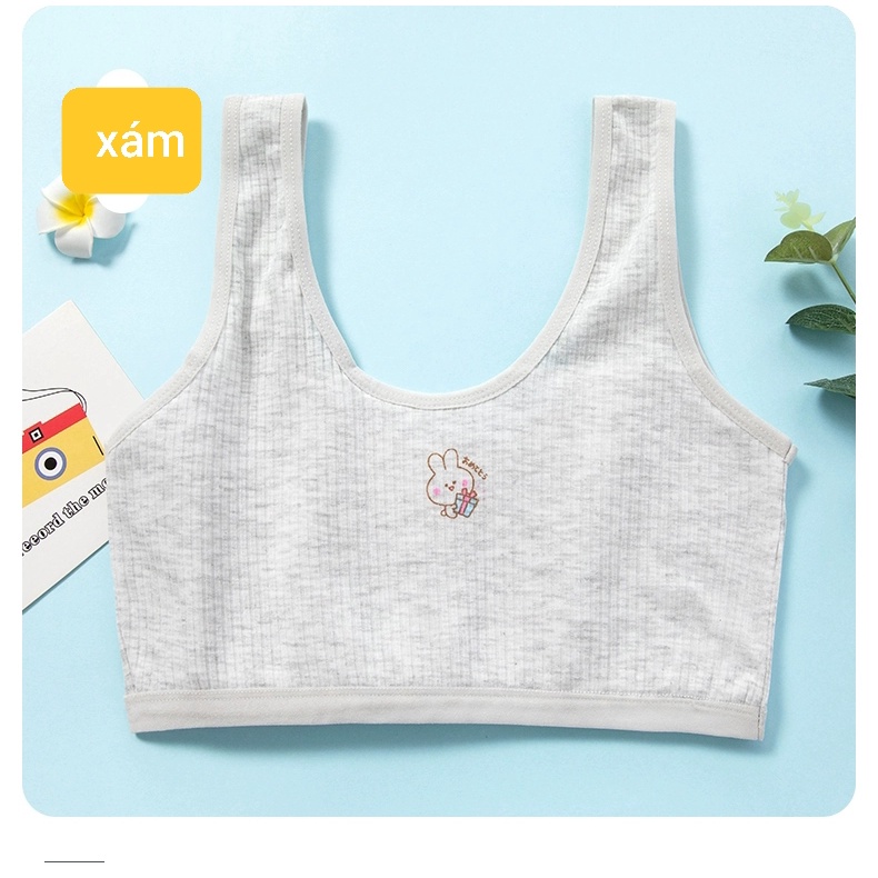 [HÀNG 2 LỚP] Áo lót bé gái áo lót nữ học sinh cấp 2 cấp 3 không đệm bra học sinh từ 35-50kg