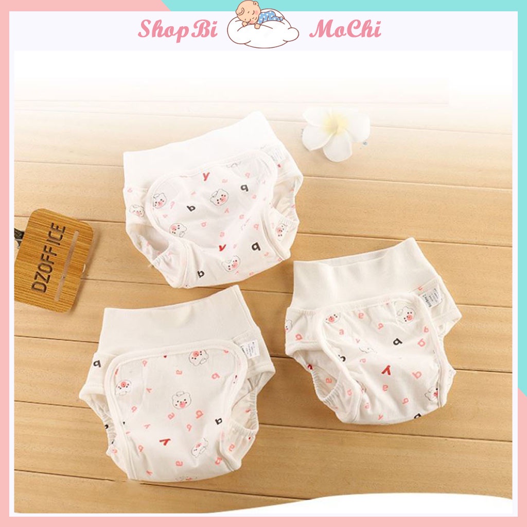 Quần bỏ bỉm 6 lớp chống thấm, chất liệu cotton siêu thoáng cho bé