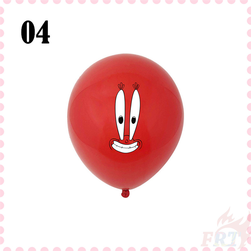 Bong bóng cao su trang trí hoạ tiết hoạt hình cậu bé bọt biển dùng để tô điểm cho các bữa tiệc