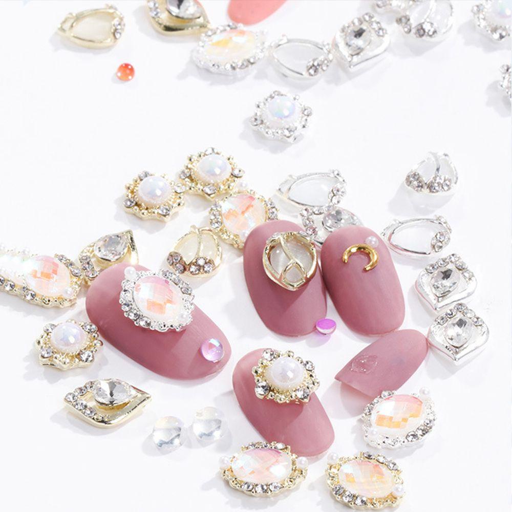 OCEANMAP Phụ Kiện Đính Trang Trí Móng Tay Sang Trọng DIY