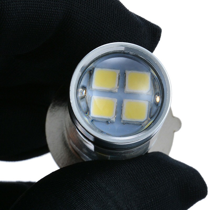 Đèn pha LED DRL BA20D H6 2323 20SMD 100W chuyên dùng cho xe máy