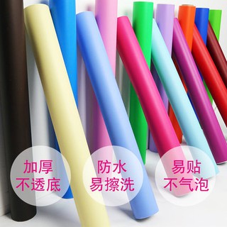 Giấy Dán Tường Giả Da Màu Be 10m