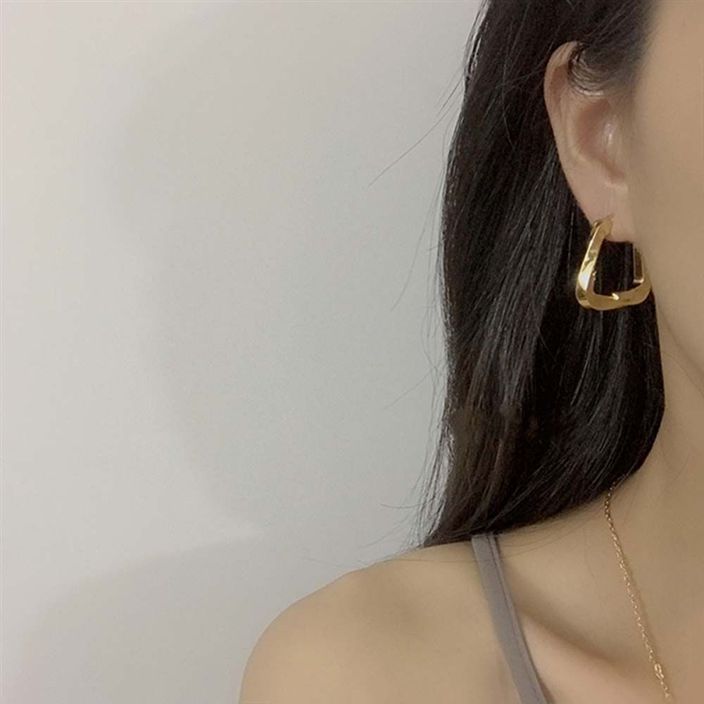 Bông tai hình tam giác phong cách Hàn Quốc thời trang cho nữ