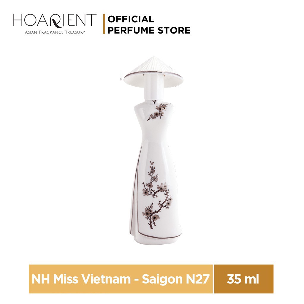 Nước Hoa Nữ Miss Việt Nam - Sài Gòn - hộp sứ trắng 35ml