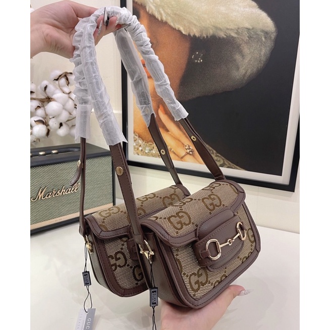 Túi đeo chéo đeo vai gc horsebit bản mới size 19 vừa đt