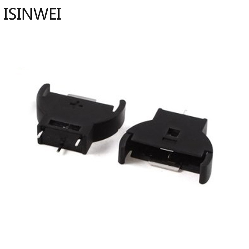 Bộ 100 Hộp Nhựa Đựng Pin 3 Pin Màu Đen CR2032 2032 3V