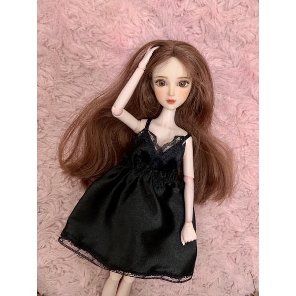Váy ngủ đen size blythe,xinyi,barbie