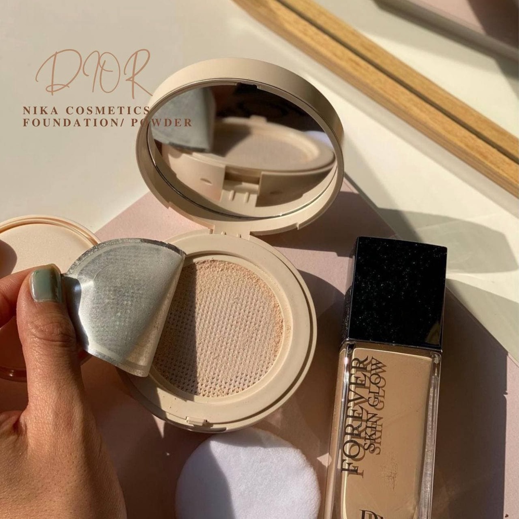 Phấn phủ bột highend Dior Forever Cushion Powder Limited dạng cushion cao cấp kiềm dầu mỏng nhẹ
