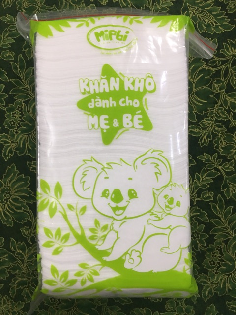 Khăn Khô Dành Cho Mẹ và Bé Mipbi loại 300g