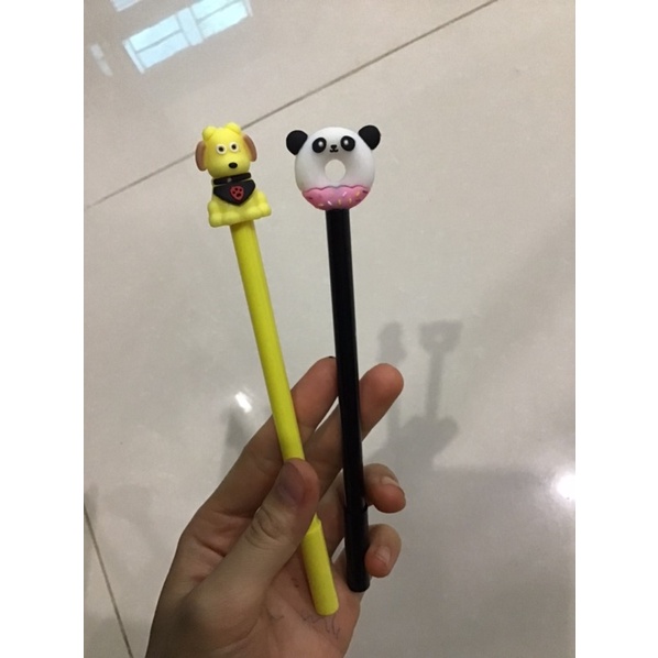 Túi 20 bút bi hoạt hình siêu dễ thương ngòi 0,3mm
