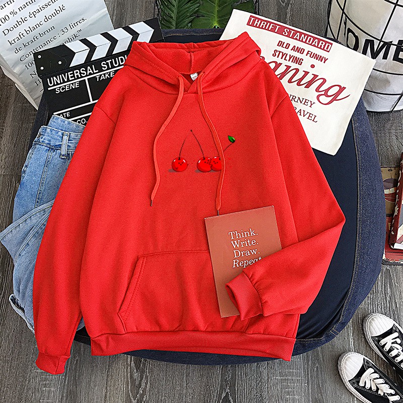KAWASAKI Mới Áo Hoodie In Hình Quả Cherry Thời Trang Hip Hop | BigBuy360 - bigbuy360.vn