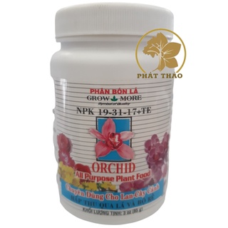 Phân bón lá npk 19+31+17+te chuyên lan tất cả giai đoạn 85gram