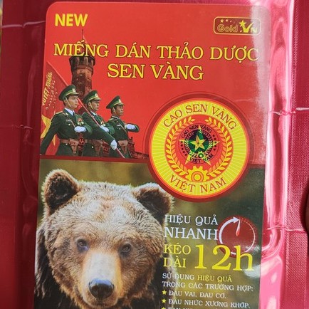 CAO DÁN THẢO DƯỢC SEN VÀNG VIỆT NAM