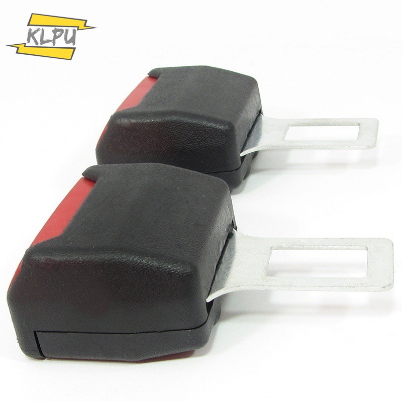 COD# 2Pcs Fashion Accessory Universal Car Seat Belt Plug Buckle Extension Clip Alarm Stopper Canceller #VN