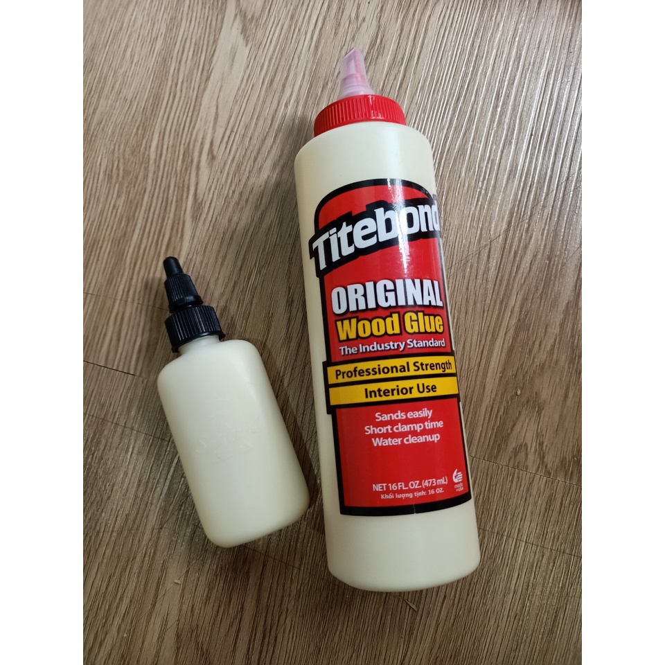 Titebond Original wood glue Chai chiết 500ml/ Chiết 100ml