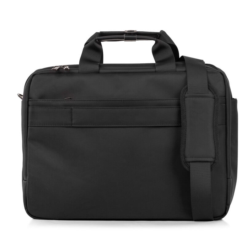 Cặp đen văn phòng công sở Mr Vui 424 cặp dạy học có ngăn laptop 14 inch ( 39 x 29 x 10 cm)