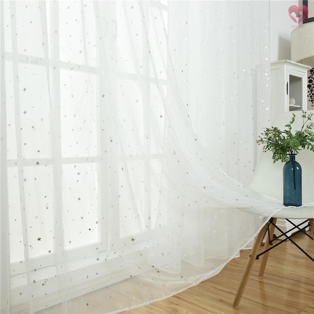 Rèm Cửa Sổ In Họa Tiết Ngôi Sao Nhỏ Cho Phòng Khách / Văn Phòng 40 &quot;X106&quot;