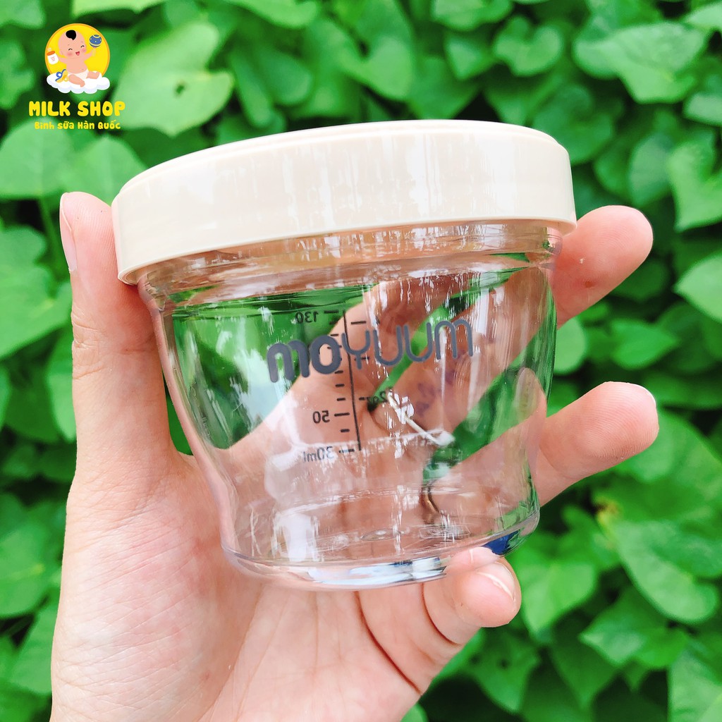 Cốc trữ sữa Moyuum Hàn Quốc chính hãng 130ml/180ml/240ml