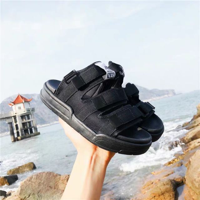 [ free ship 50k] Sandal 3 quai ngang nam nữ , sandal học sinh cực êm chân ( phom nhỏ đặt tăng lên 1 size )