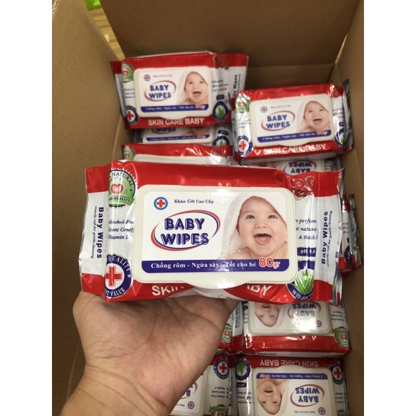 Khăn Giấy Ướt Baby Wipes 80g
