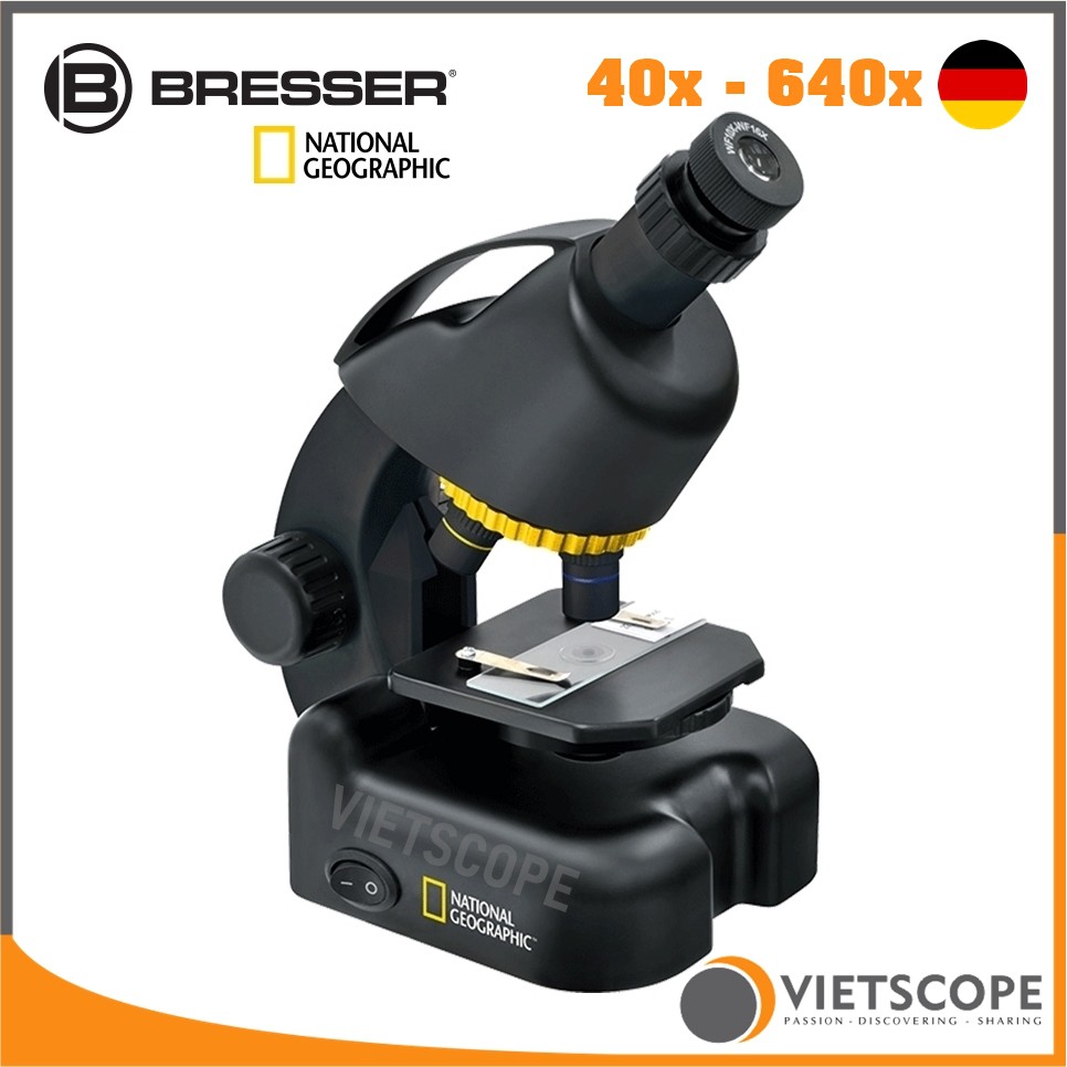 Kính hiển vi Bresser 40x-800x  dành cho học sinh, trường học