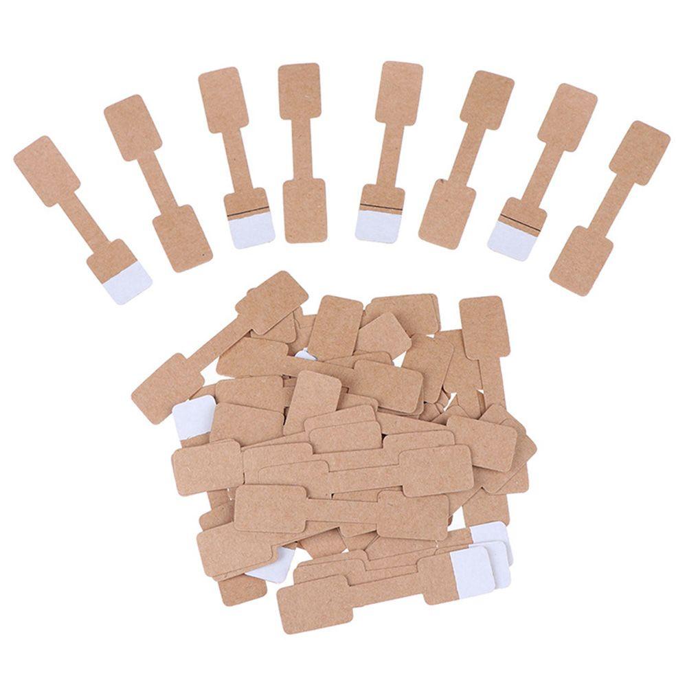 Set 100 Thẻ Giấy Tròn Trơn Ghi Tên Treo Vòng Tay Trang Sức