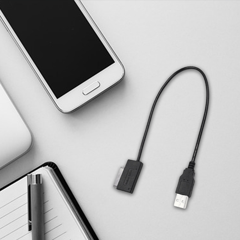 Dây Cáp Chuyển Đổi Usb Sang Sata Cho Ổ Đĩa Dvd / Laptop Usb 2.0 13pin Sata | BigBuy360 - bigbuy360.vn