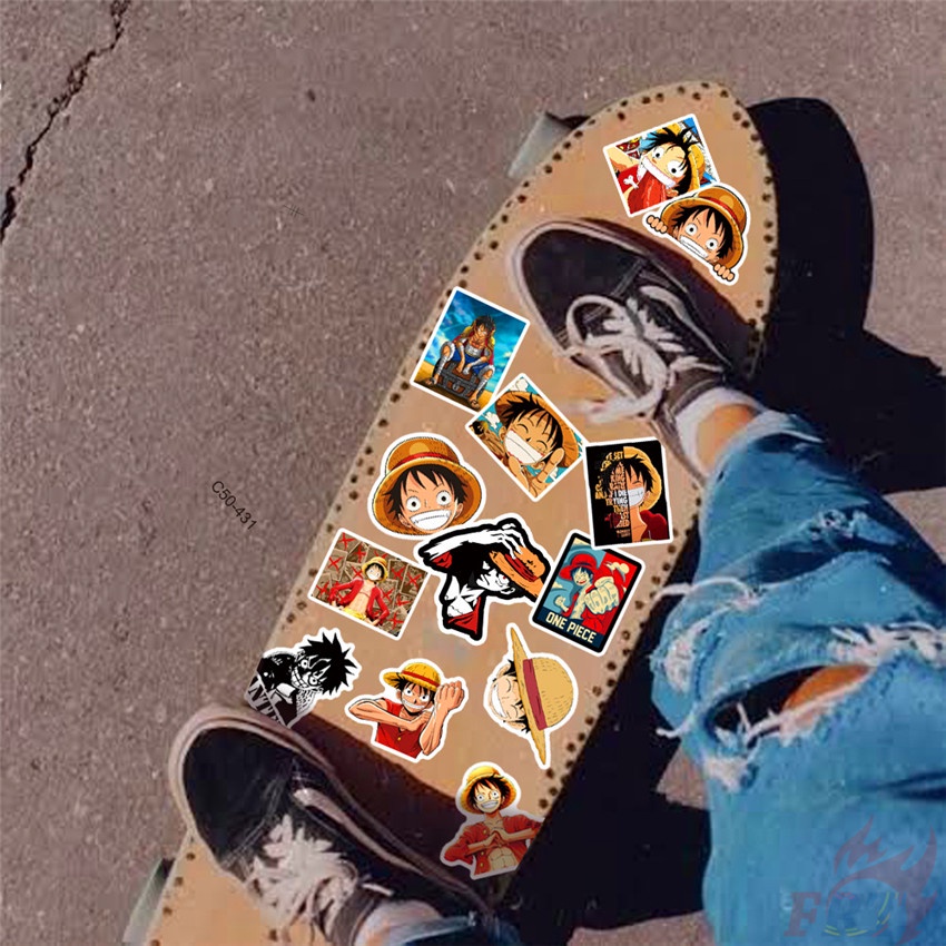 ❉ One Piece Series 02 Luffy Album Graffiti Stickers ❉ 50Pcs/Set Anime DIY Fashion Waterproof  Mixed Luggage Laptop Skateboard Doodle Decals Stickers