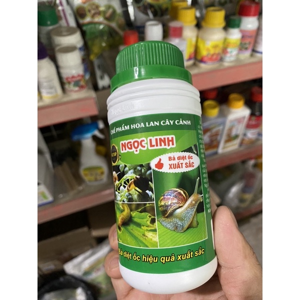 Chế phẩm diệt ốc Ngọc Linh bả diệt ốc hoa Phong Lan cây kiểng lọ 200gr