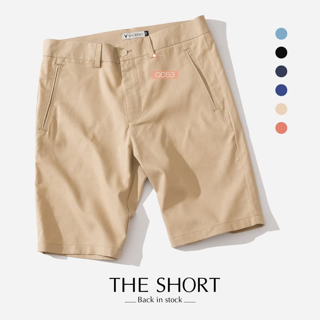 Quần Short Nam Vải Đũi Cao Cấp Dành Cho Mùa Hè VICERO | BigBuy360 - bigbuy360.vn
