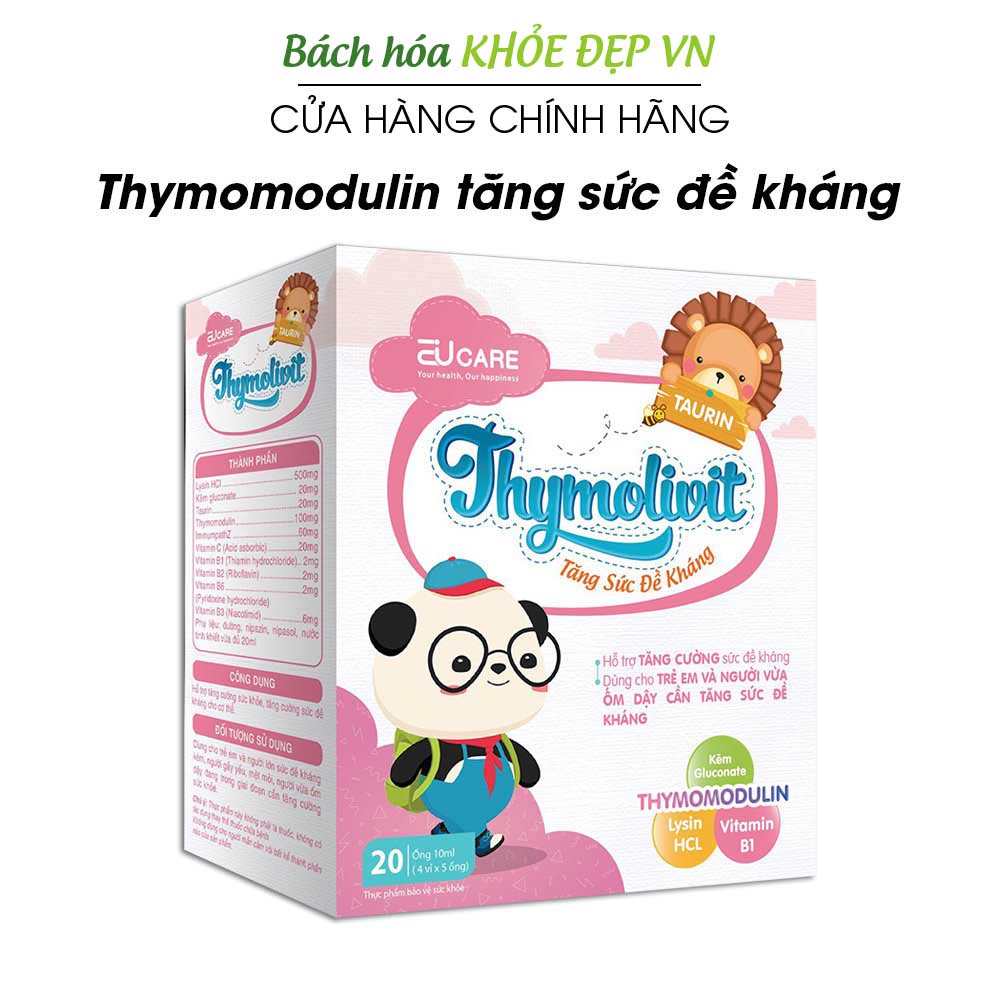 Siro Jullivit Tăng Đề Kháng Cho Bé, giúp bé khỏe mạnh - Dạng ống 20 x 10ml