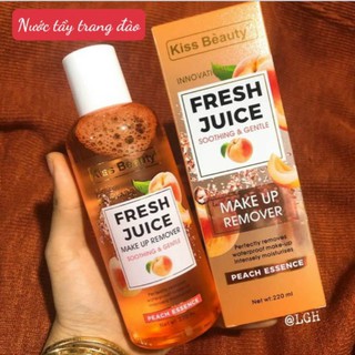 Nước tẩy trang Kiss Beauty đào nội địa