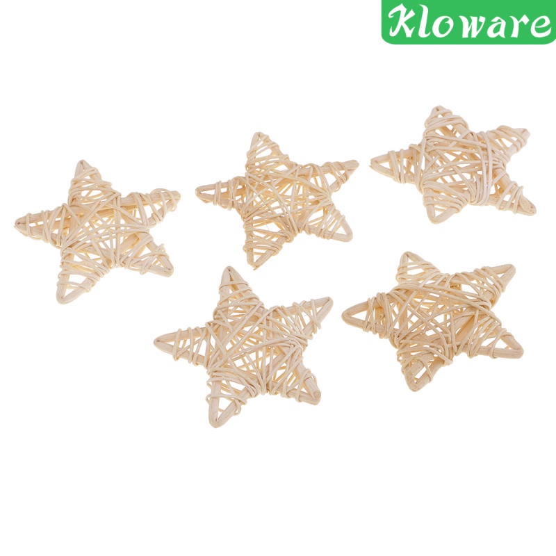 [Kloware] Set 10 Cây Gậy Đan Mây Hình Ngôi Sao Tự Nhiên 7cm Trang Trí Nhà Cửa Sân Vườn Đám Cưới