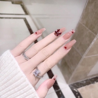 Nailbox thiết kế sơn gel cao cấp đính nơ siêu xinh