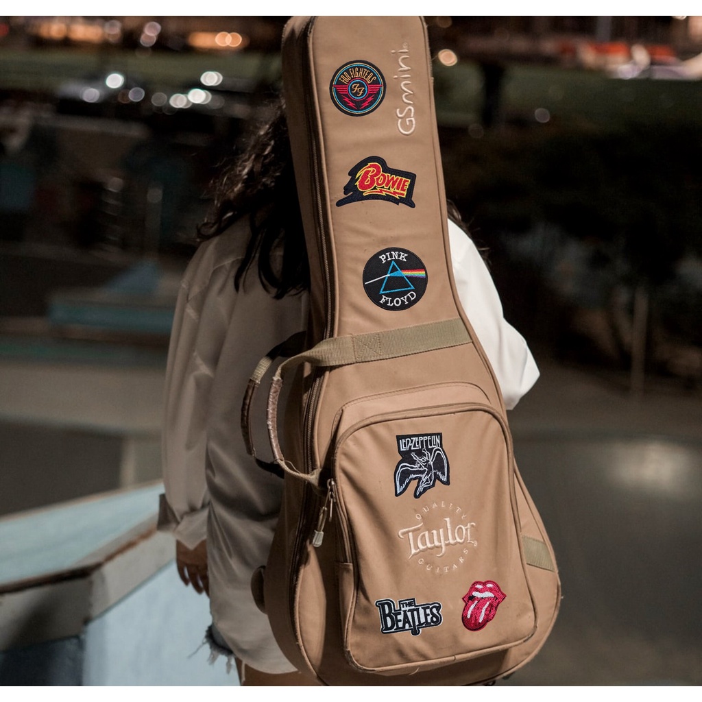 Patch vải ủi nhiệt thêu logo nhóm nhạc Rock Band ACDC KISS Nirvana Metallica Misfits S492