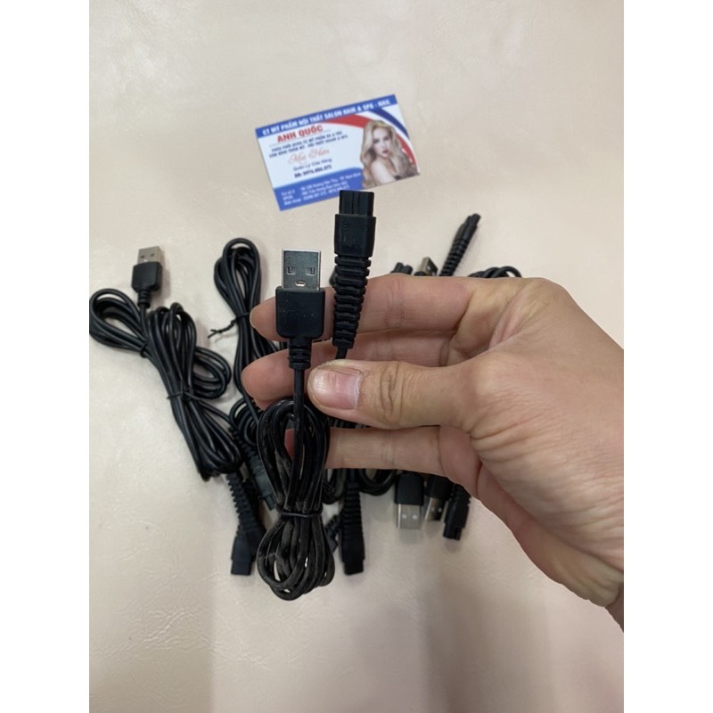 Dây sạc tông đơ