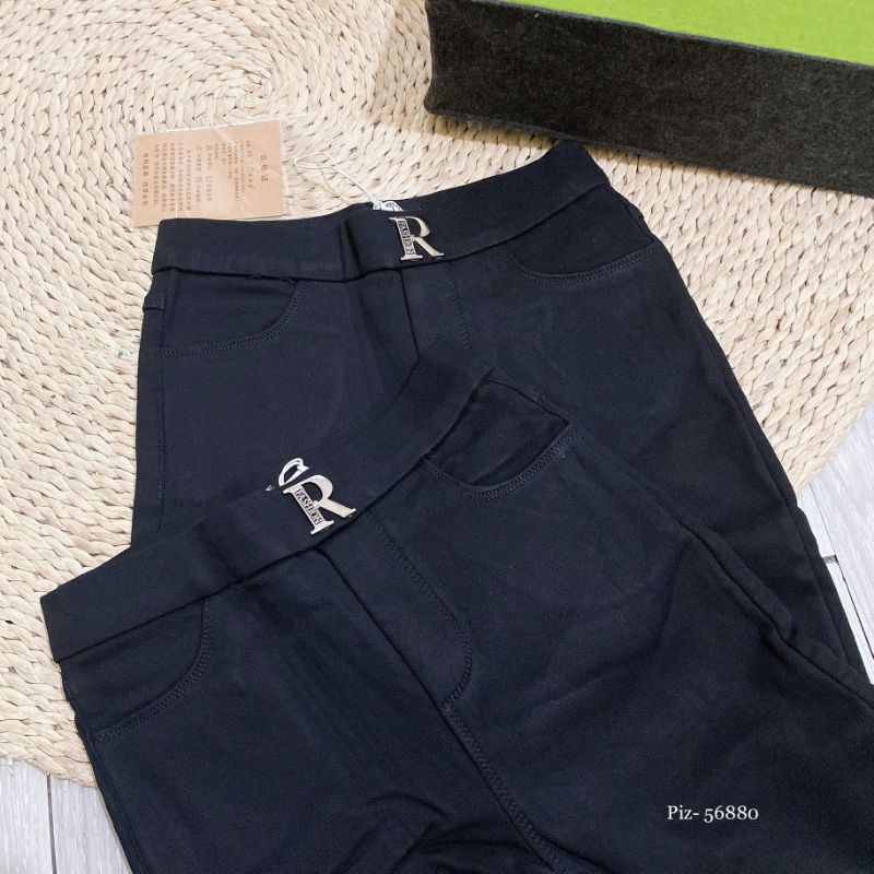 Quần legging chữ R lót nỉ hàng QCL1