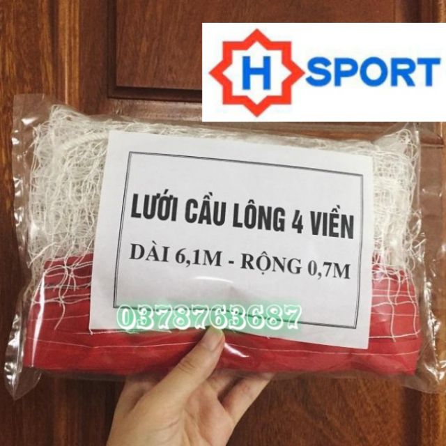 Lưới cầu lông 4 viền