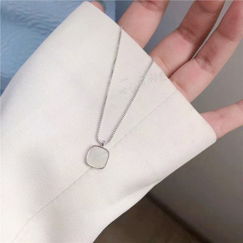 MANYUE Vòng Cổ Mặt Hình Vuông Thời Trang Cao Cấp Cho Nữ