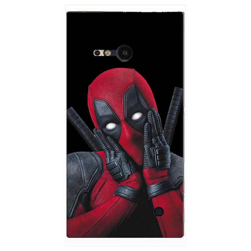 Ốp Lưng Tpu Silicone Hình Siêu Anh Hùng Marvel Cho Nokia Lumia 730 735