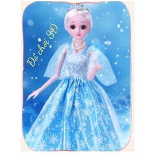 Quần áo búp bê 60 cm - đầm elsa