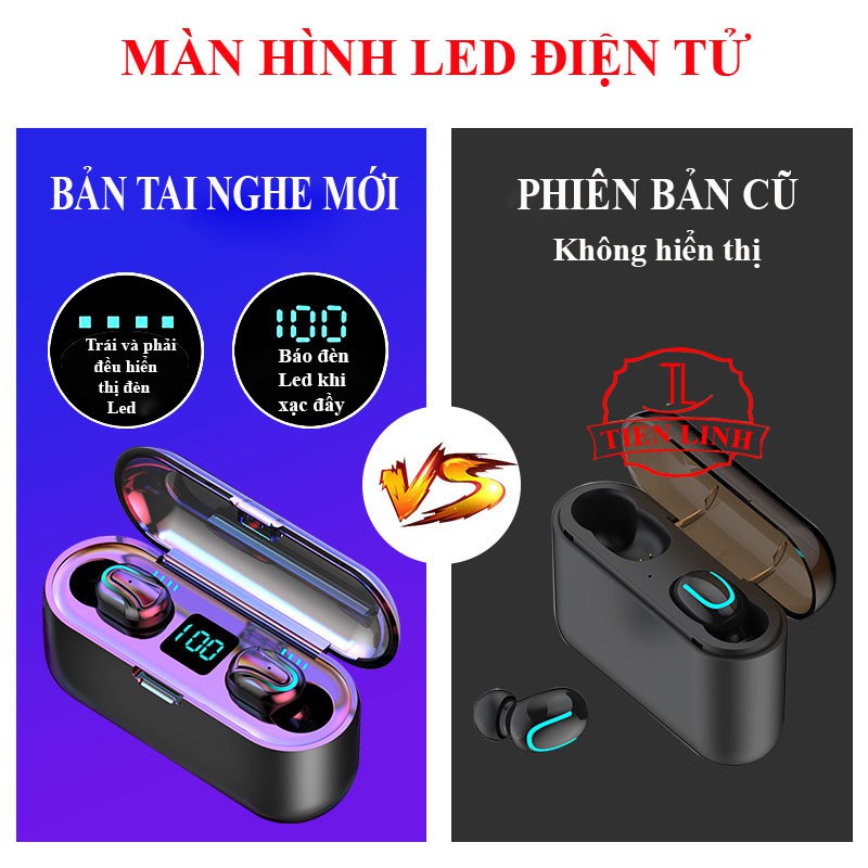 [Bán chạy] Tai nghe Bluetooth 5.0 cao cấp HBQ-Q32 - 1 được chống, có thể làm giá đỡ điện thoại (Đen)