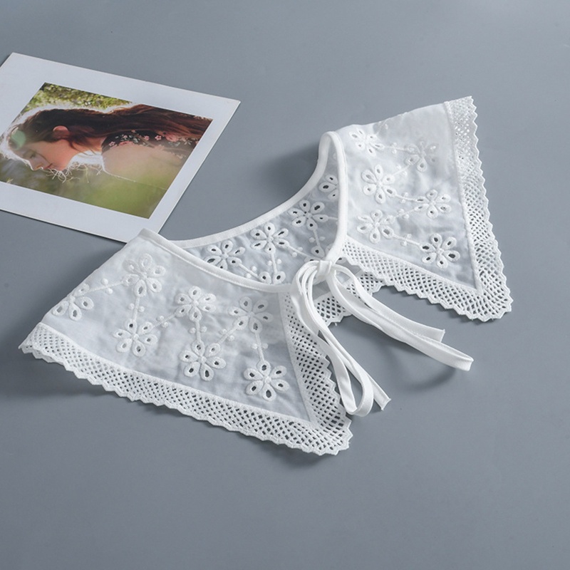 Cổ Áo Giả Thêu Họa Tiết Phong Cách Hanfu Cổ Điển