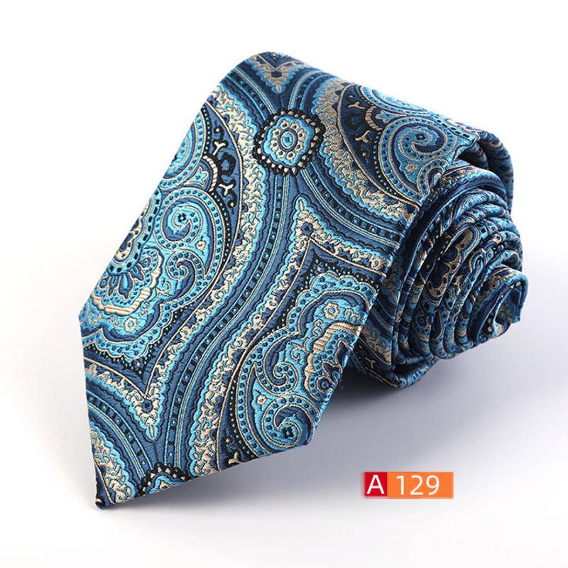 Cà Vạt Họa Tiết Hoa Phong Cách Cổ Điển Lịch Lãm Cho Nam 24H