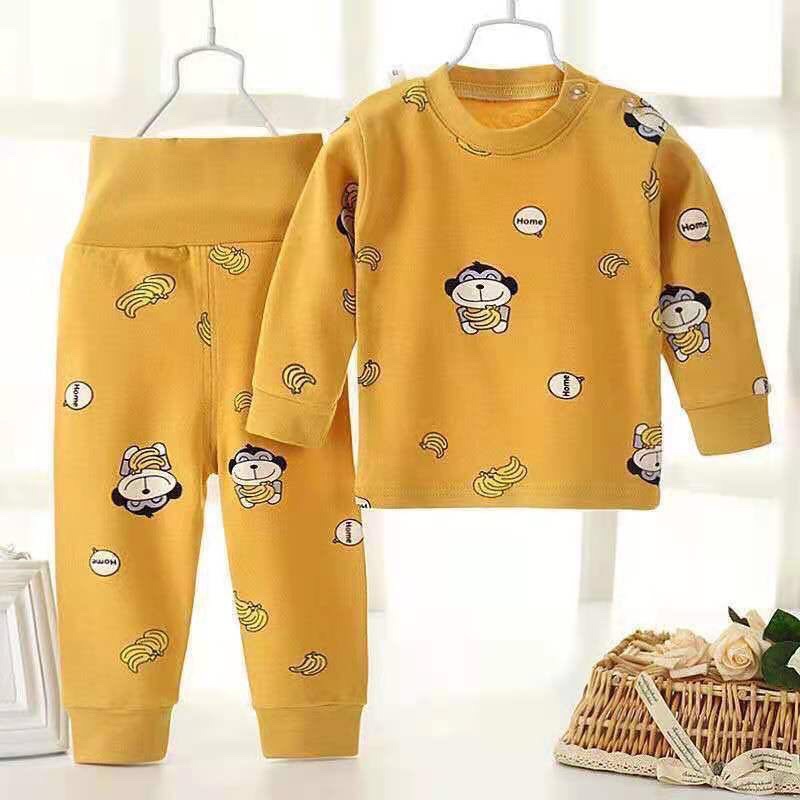 Đồ bộ cotton xuất Hàn cạp cao cho bé nặng từ 5-17kg