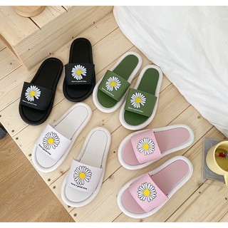 Dép nữ 💖FREESHIP💖 [Dép lê nữ] Dép quai ngang nữ hoa cúc cute dễ thương thời trang hàn quốc đẹp mùa hè hot 2020